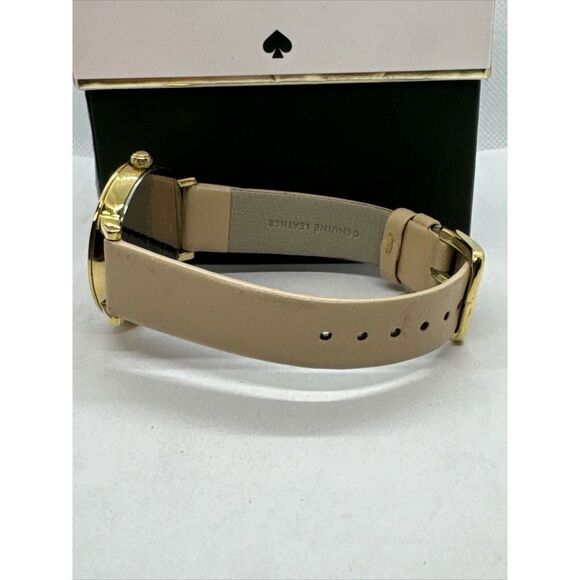 Kate Spade 0484 Women Beige Leather Strap Analog Dial Quartz Wrist Watch JNA137 main image 4